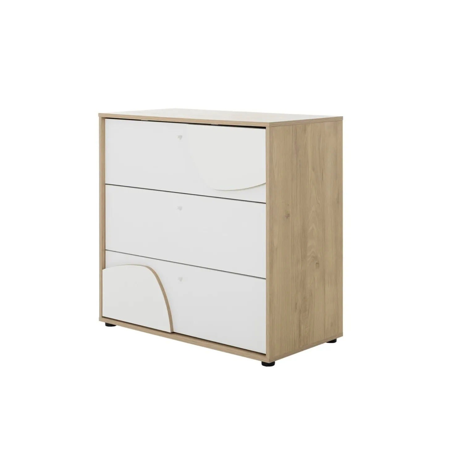 Galipette Commode 3 tiroirs Basile Châtaignier naturel