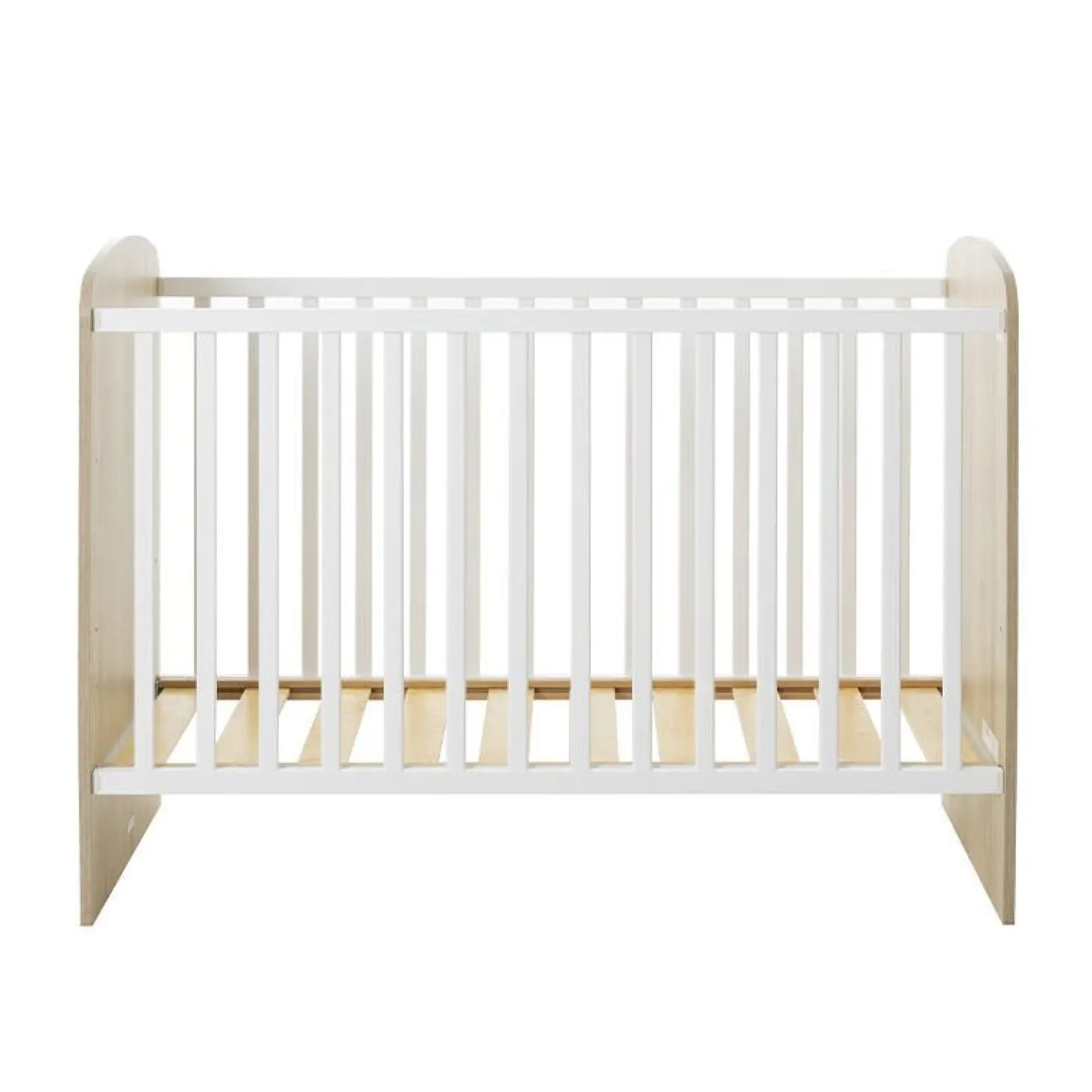 Galipette Duo Lit + Commode 3 tiroirs Basile Châtaignier Naturel 60x120 cm