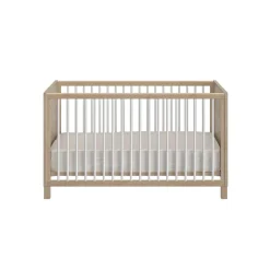 Galipette Lit Achille Chêne Blond Et Blanc 70x140 cm