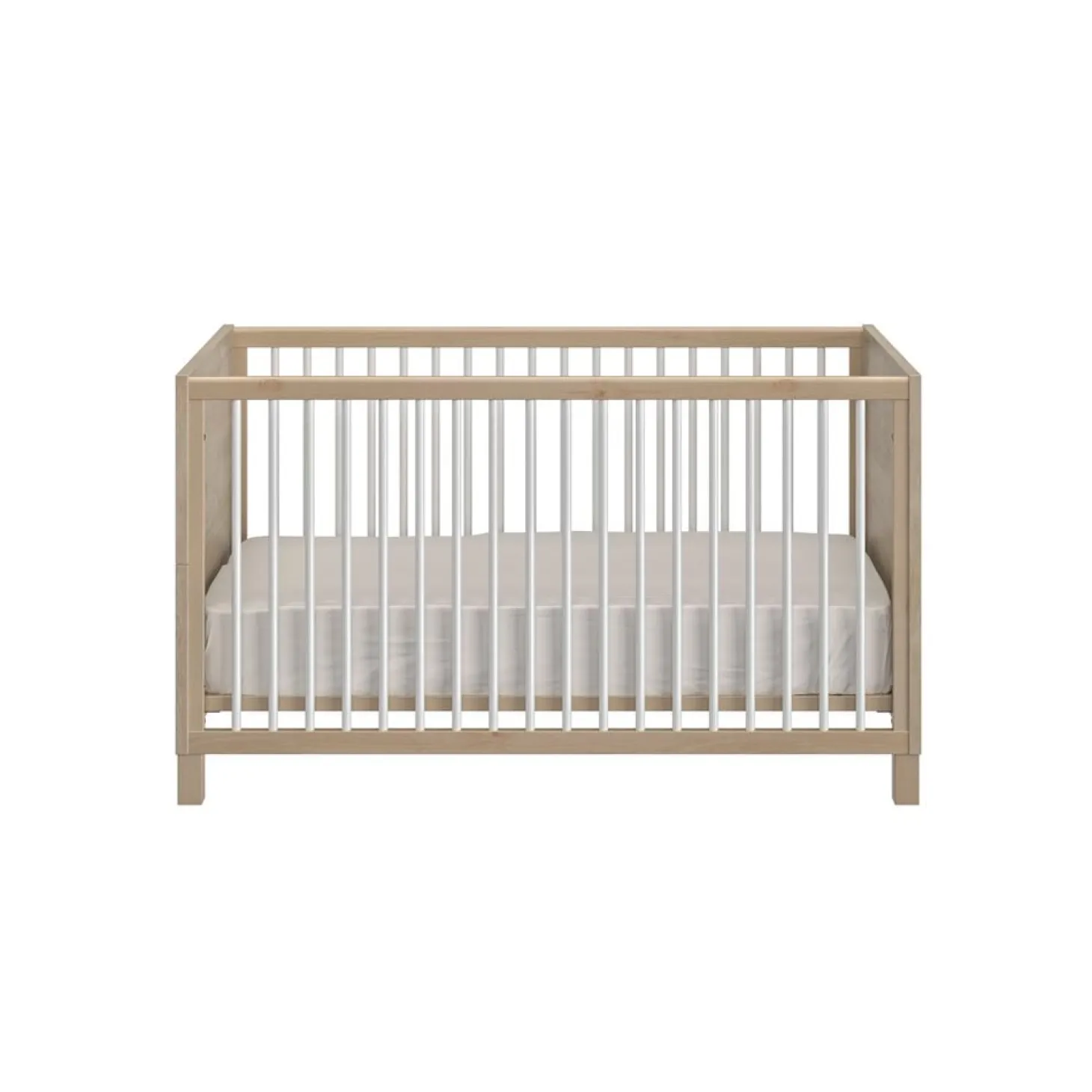 Galipette Lit Achille Chêne Blond Et Blanc 70x140 cm