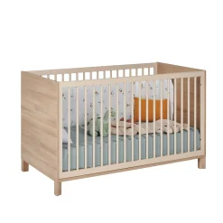 Galipette Lit bébé Calypso Chêne Du Bocage 70x140 cm