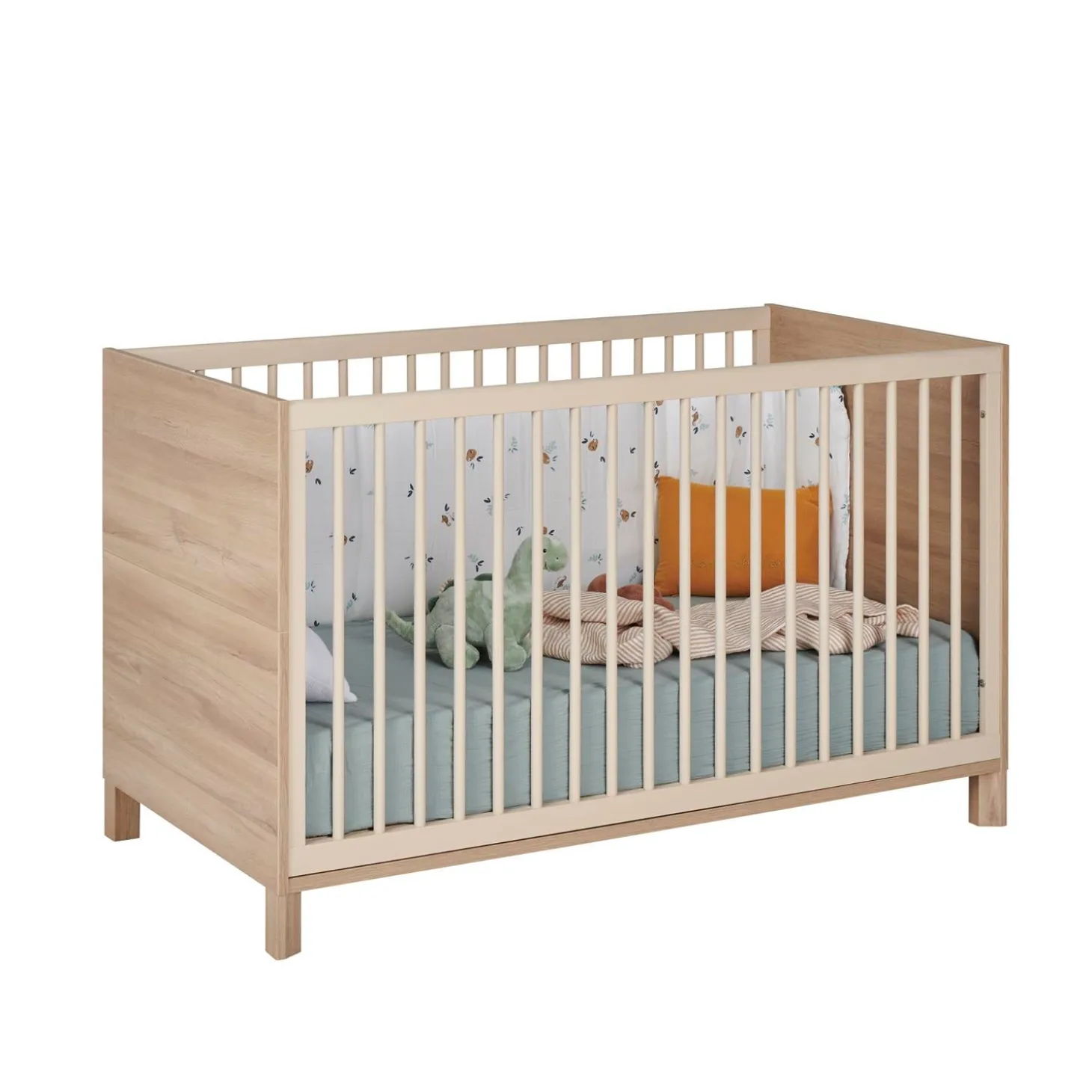 Galipette Lit bébé Calypso Chêne Du Bocage 70x140 cm
