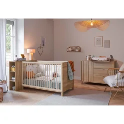 Galipette Lit bébé Calypso Chêne Du Bocage 70x140 cm