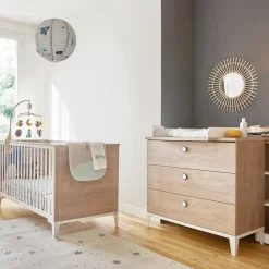 Galipette                    Lit bébé Marcel    Chêne Blond            70x140 cm