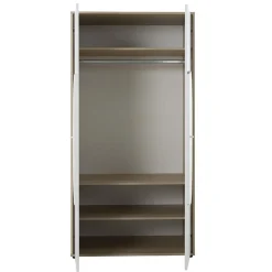 Galipette Trio Lit + Commode 3 tiroirs + Armoire 2 portes Basile Châtaignier Naturel 60x120 cm
