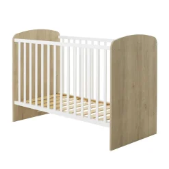 Galipette                    Trio Lit + Commode 3 tiroirs + Armoire 2 portes Basile    Châtaignier Naturel            60x120 cm
