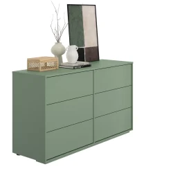 GAMI Commode 6 tiroirs Jade