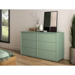 GAMI Commode 6 tiroirs Jade