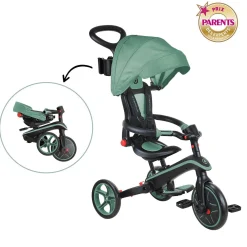 Globber                    Tricycle Explorer Pliable 4 en 1 V2    Olive
