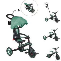 Globber Tricycle Explorer Pliable 4 en 1 V2 Olive