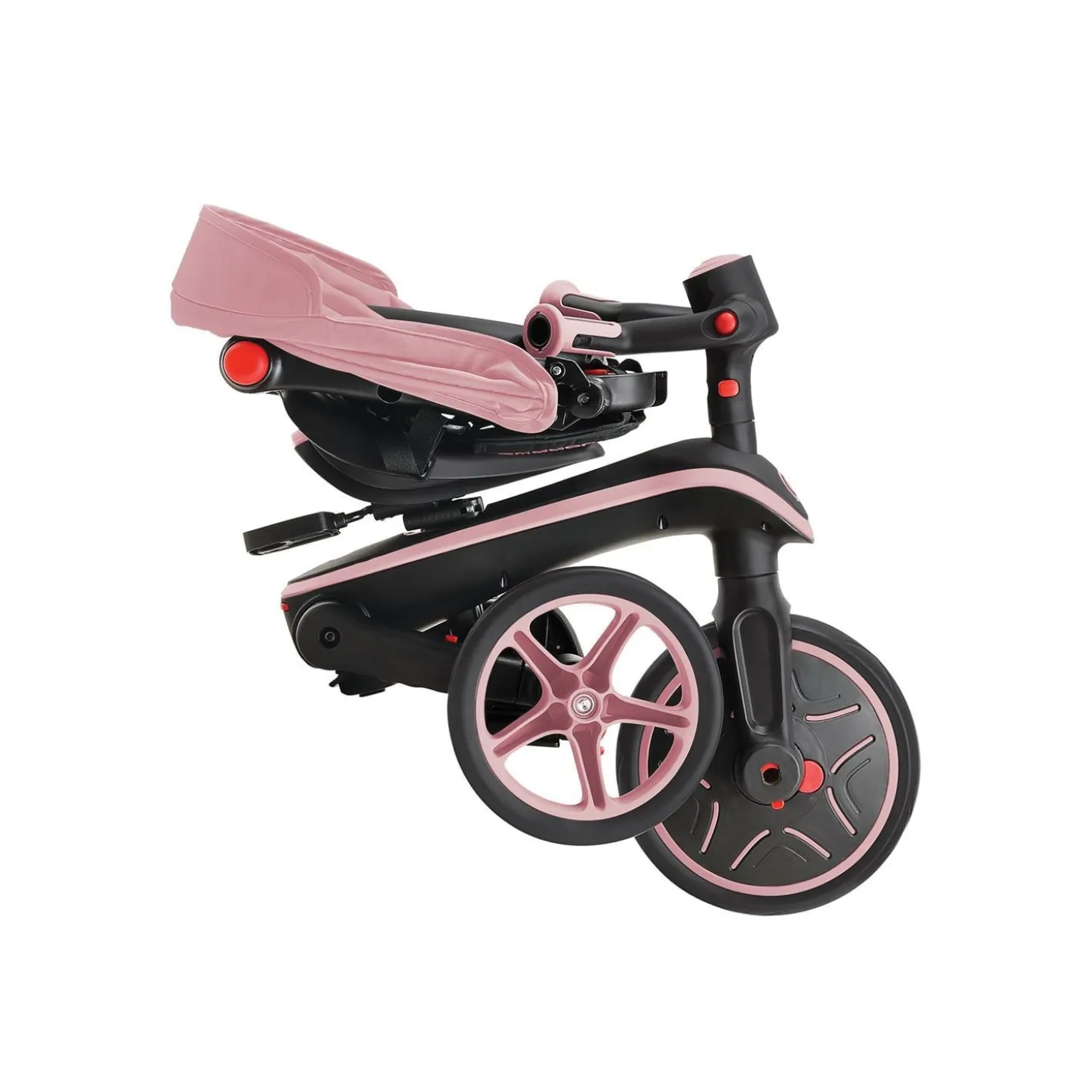 Globber Tricycle Explorer Pliable 4 en 1 V2 Deep Pastel Pink