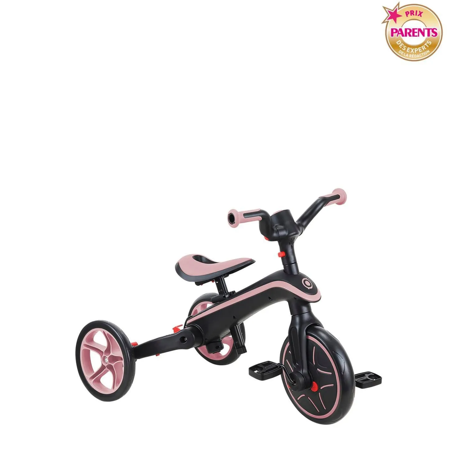 Globber Tricycle Explorer Pliable 4 en 1 V2 Deep Pastel Pink