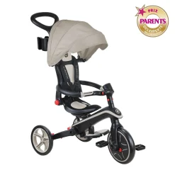 Globber Tricycle Explorer Pliable 4 en 1 V2 Taupe