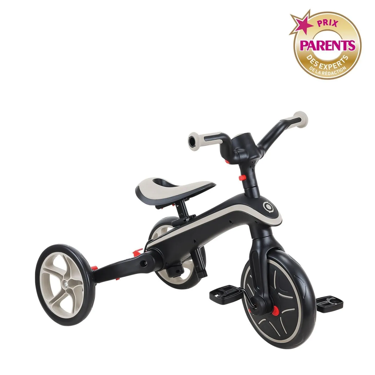 Globber Tricycle Explorer Pliable 4 en 1 V2 Taupe