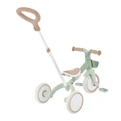 Globber                    Tricycle Learning Trike Plus 3 en 1 Evolutif Eco    Vert Olive / Sauge