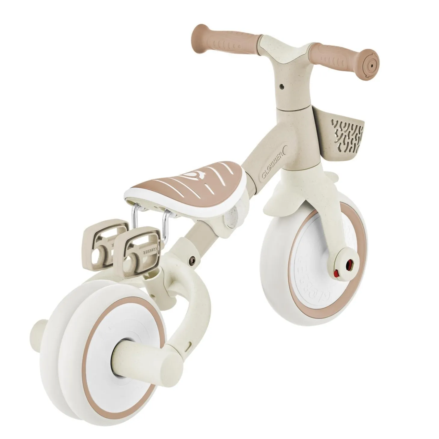 Globber Tricycle Learning Trike Plus 3 en 1 Evolutif Eco Beige / Taupe