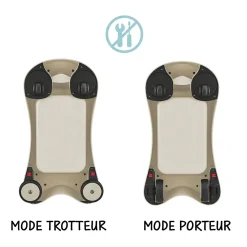 Globber Trotteur Walker & Ride On 2 In 1 Eco Taupe