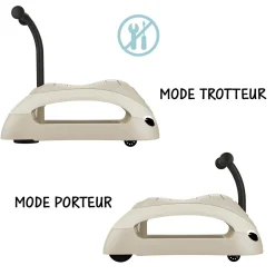 Globber Trotteur Walker & Ride On 2 In 1 Eco Taupe
