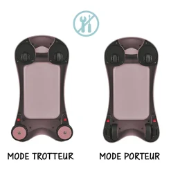 Globber Trotteur Walker & Ride On 2 In 1 Eco Framboise