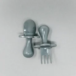 Grabease Couverts ergonomiques d'apprentissage Gris 7 mois+