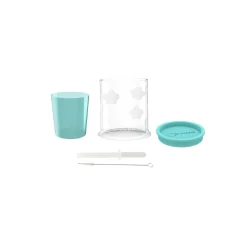 Grabease                    Gobelet d'apprentissage bébé 3 en 1    Turquoise            6 mois
