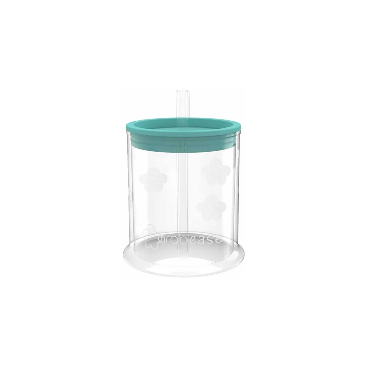 Grabease Gobelet d'apprentissage bébé 3 en 1 Turquoise 6 mois