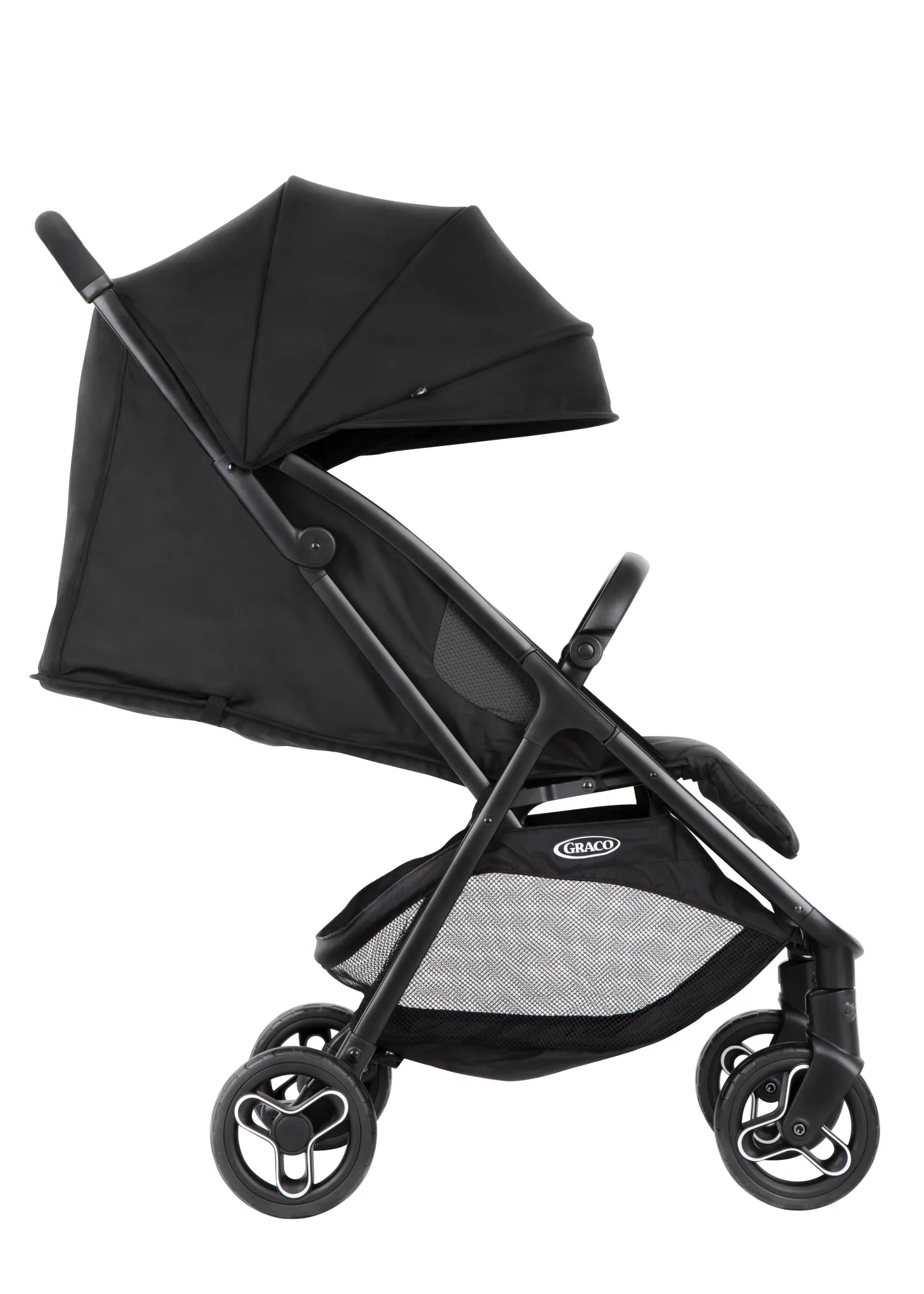 Graco Poussette avec habillage pluie Myavo Midnight Nero