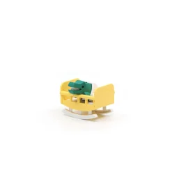 Half Toys Puzzle 3D Animal Bébé Crocodile et Berceau Vert