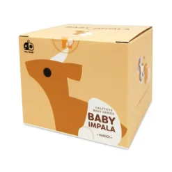 Half Toys Puzzle 3D Animal Bébé Impala et Berceau Orange