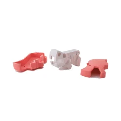 Half Toys                    Puzzle 3D Animal Hippopotame et Diorama    Rose