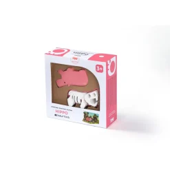 Half Toys                    Puzzle 3D Animal Hippopotame et Diorama    Rose