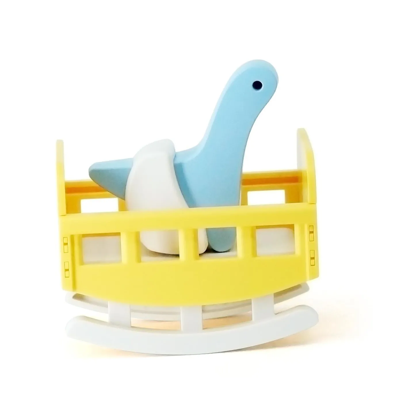 Half Toys Puzzle 3D Dino Bébé Diplodocus et Berceau Bleu