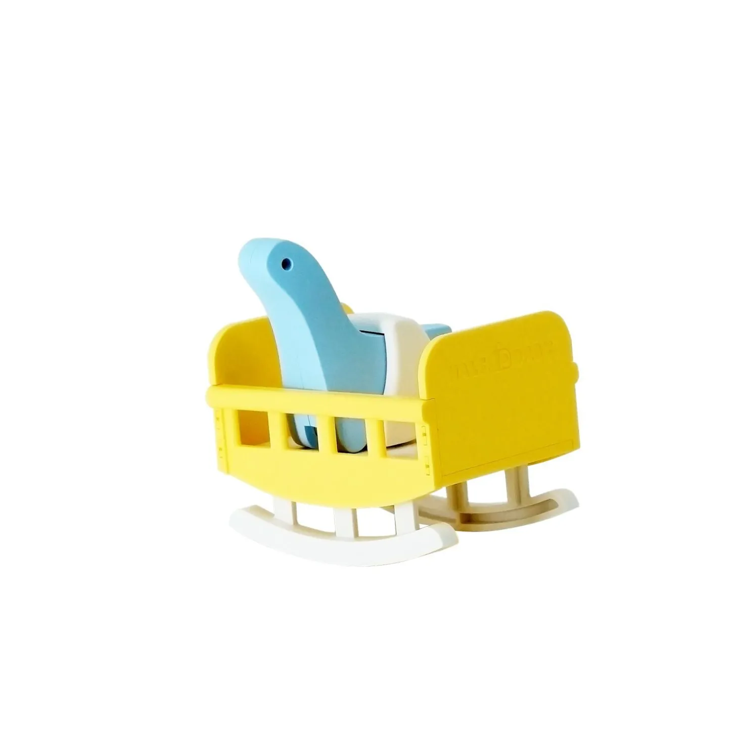 Half Toys Puzzle 3D Dino Bébé Diplodocus et Berceau Bleu