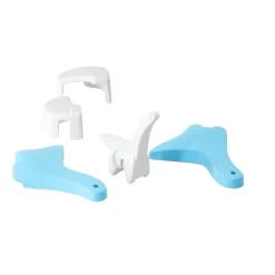 Half Toys Puzzle 3D Dino Bébé Diplodocus et Berceau Bleu