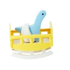 Half Toys Puzzle 3D Dino Bébé Diplodocus et Berceau Bleu