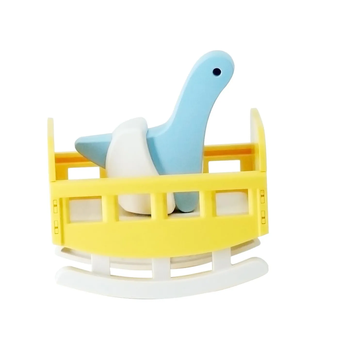 Half Toys Puzzle 3D Dino Bébé Diplodocus et Berceau Bleu