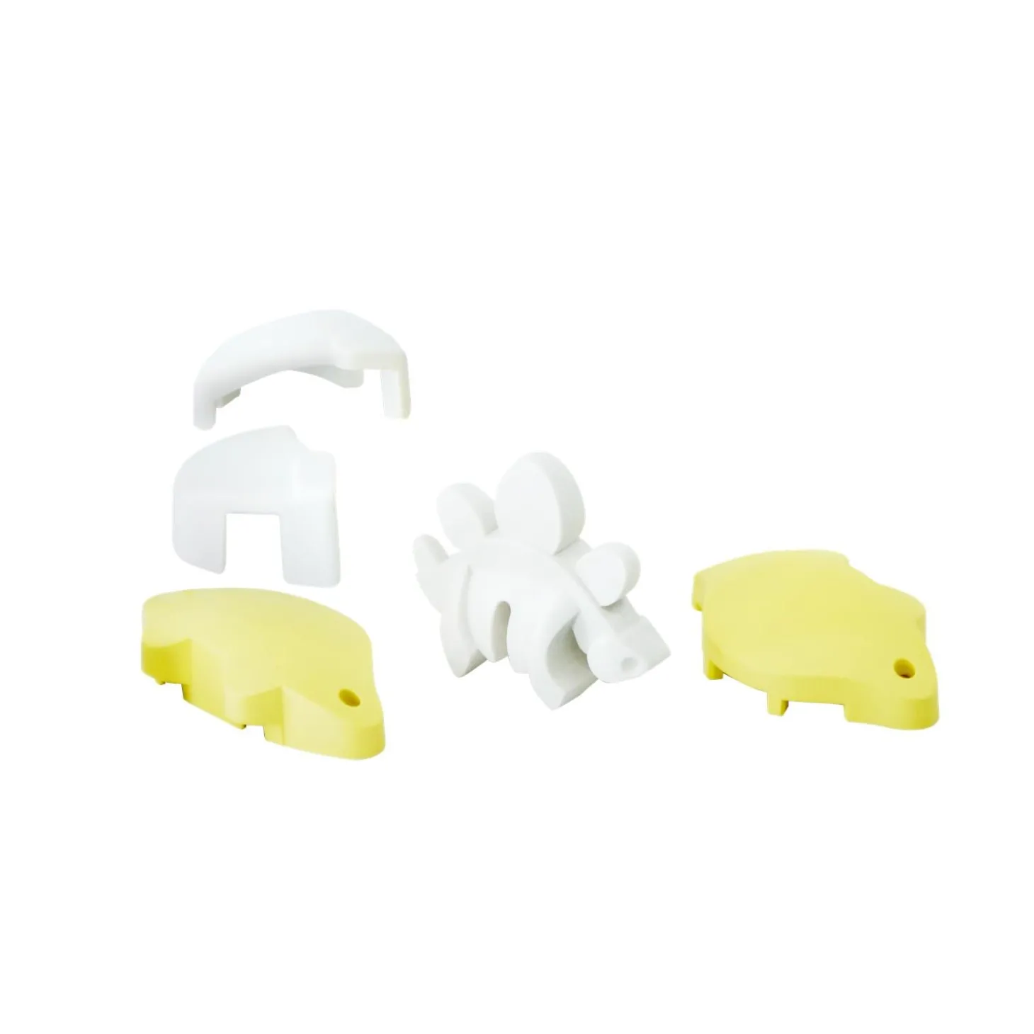 Half Toys Puzzle 3D Dino Bébé Stegosaure et Berceau Jaune