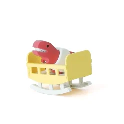 Half Toys Puzzle 3D Dino Bébé T-Rex et Berceau Rose