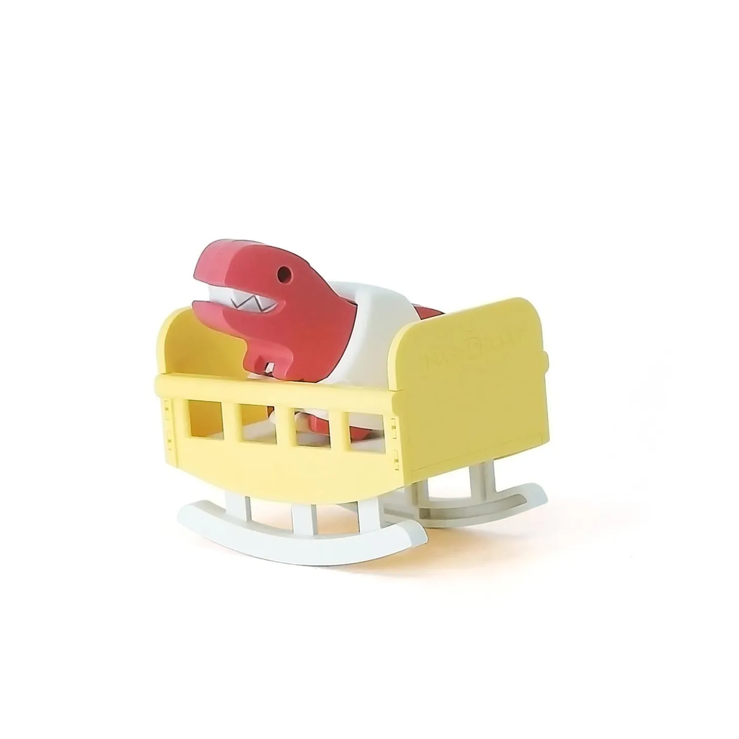Half Toys Puzzle 3D Dino Bébé T-Rex et Berceau Rose