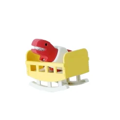 Half Toys Puzzle 3D Dino Bébé T-Rex et Berceau Rose