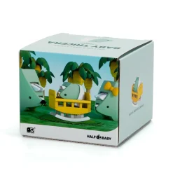 Half Toys Puzzle 3D Dino Bébé Triceratops et Berceau Bleu