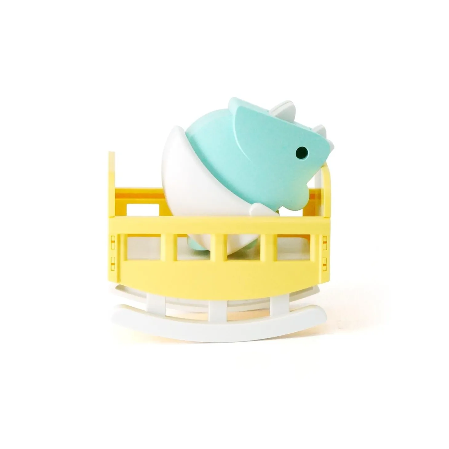 Half Toys Puzzle 3D Dino Bébé Triceratops et Berceau Bleu