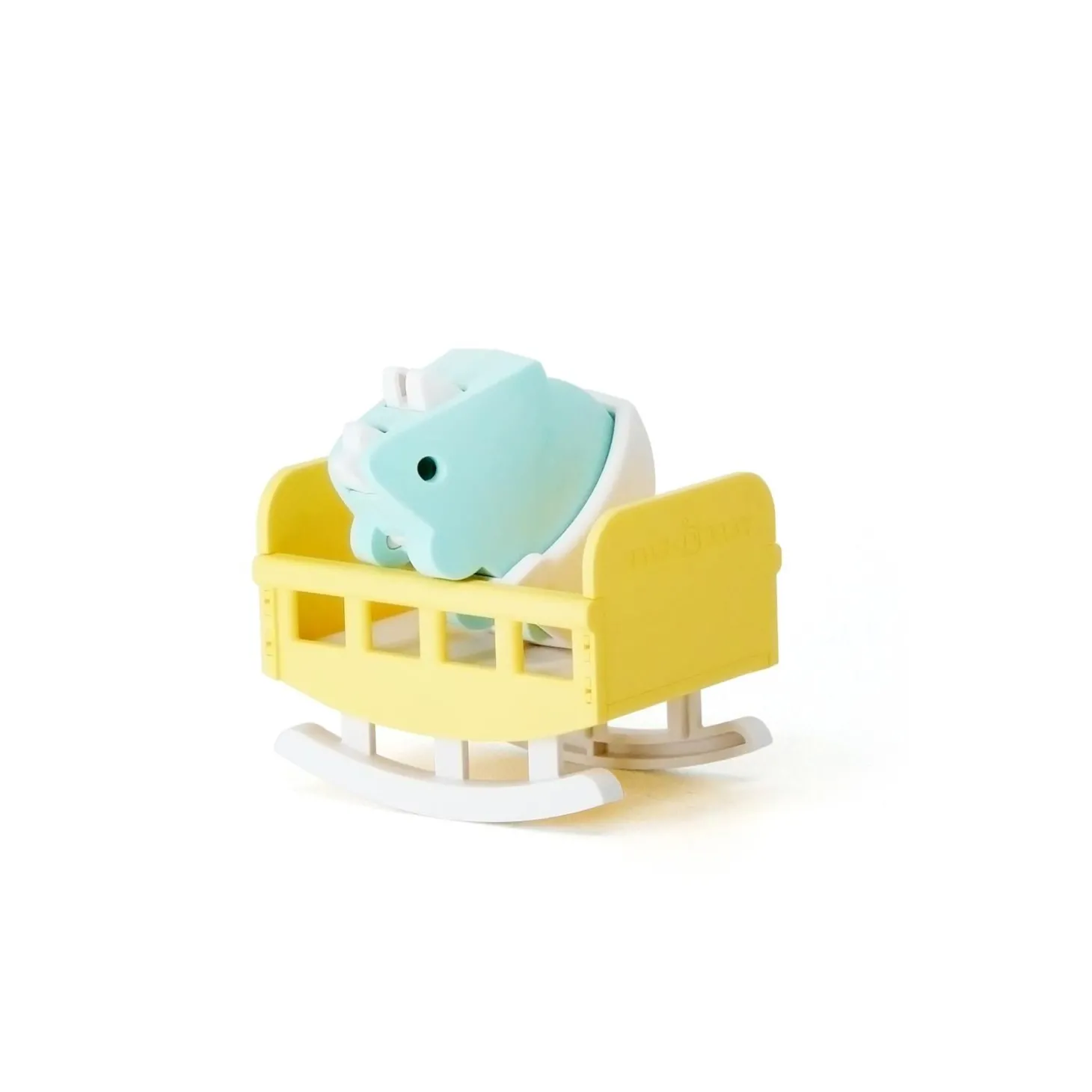 Half Toys Puzzle 3D Dino Bébé Triceratops et Berceau Bleu