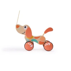 Hape                    Jouet Chien Puppy Edition limitée    Bois Et Corail