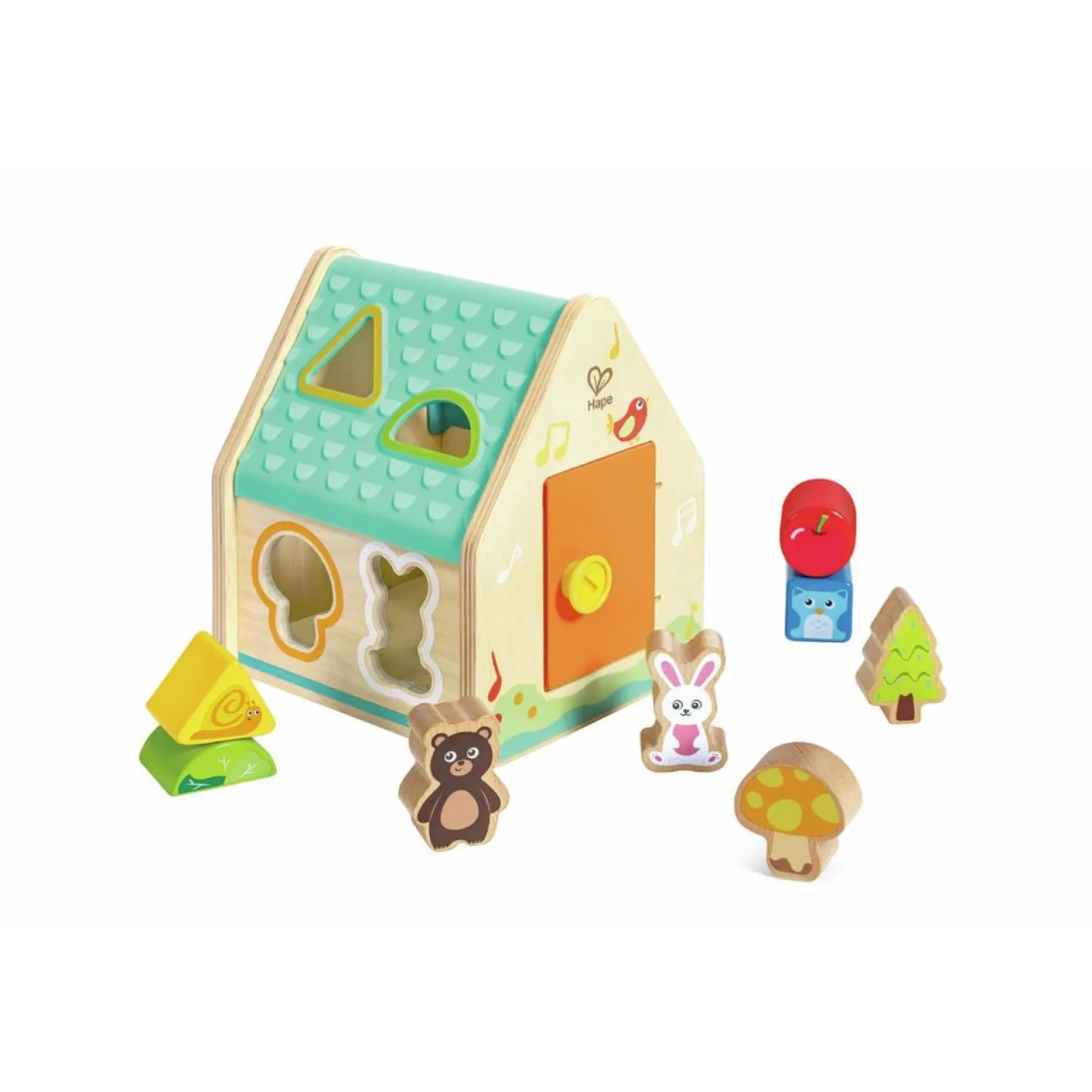 Hape Jouet Maison trieuse de formes Multicolore
