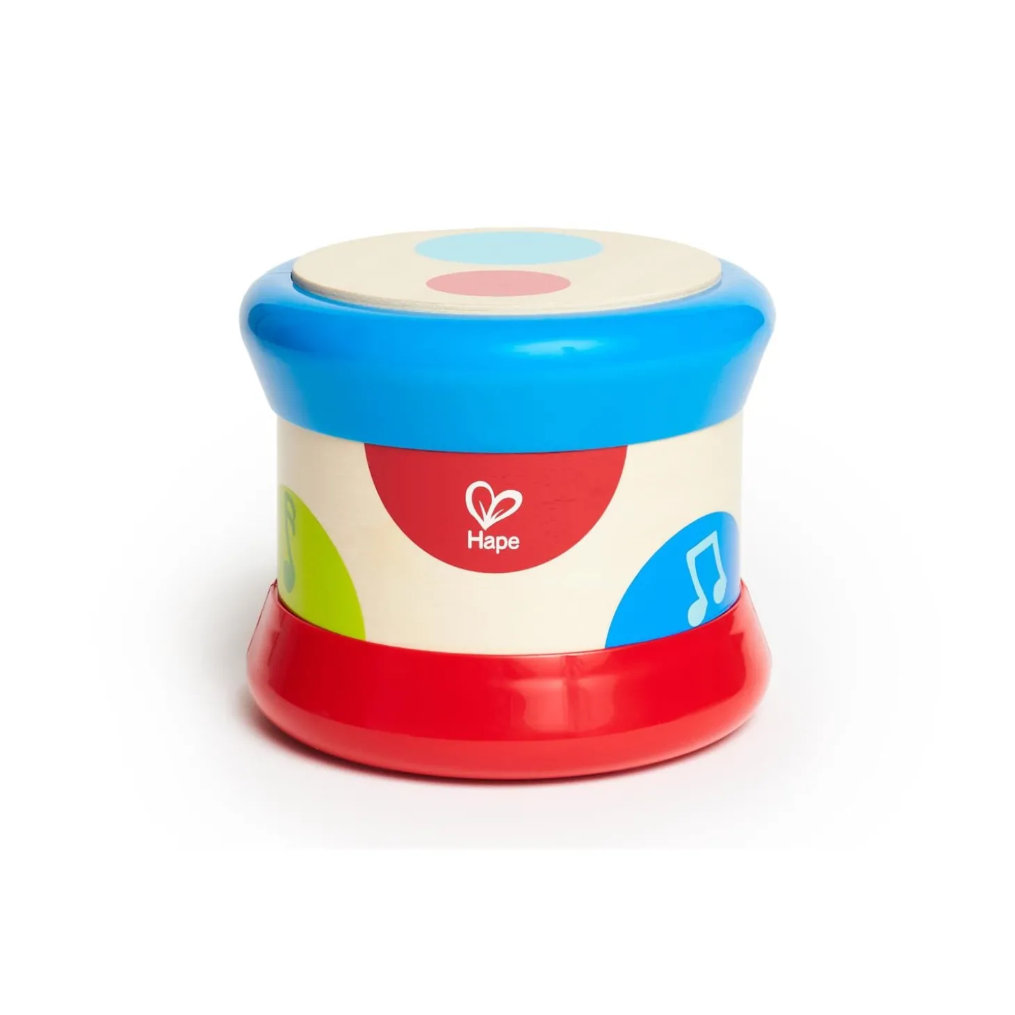 Hape Tambour de bébé Multicolore