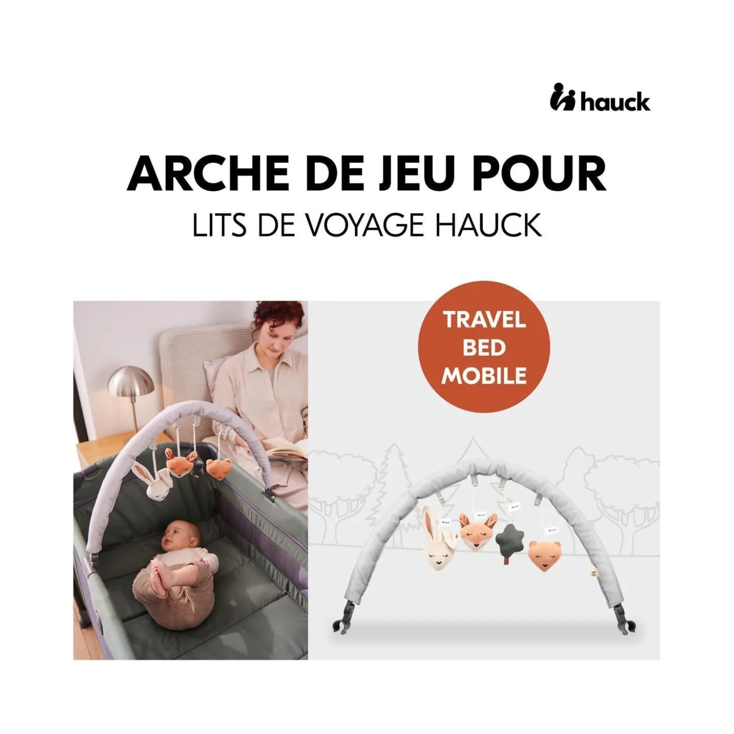 Hauck Arche pour Lit de voyage Multicolore