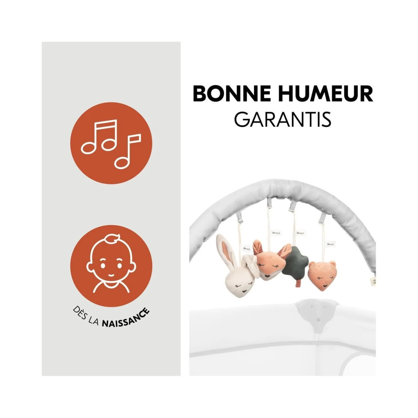 Hauck Arche pour Lit de voyage Multicolore