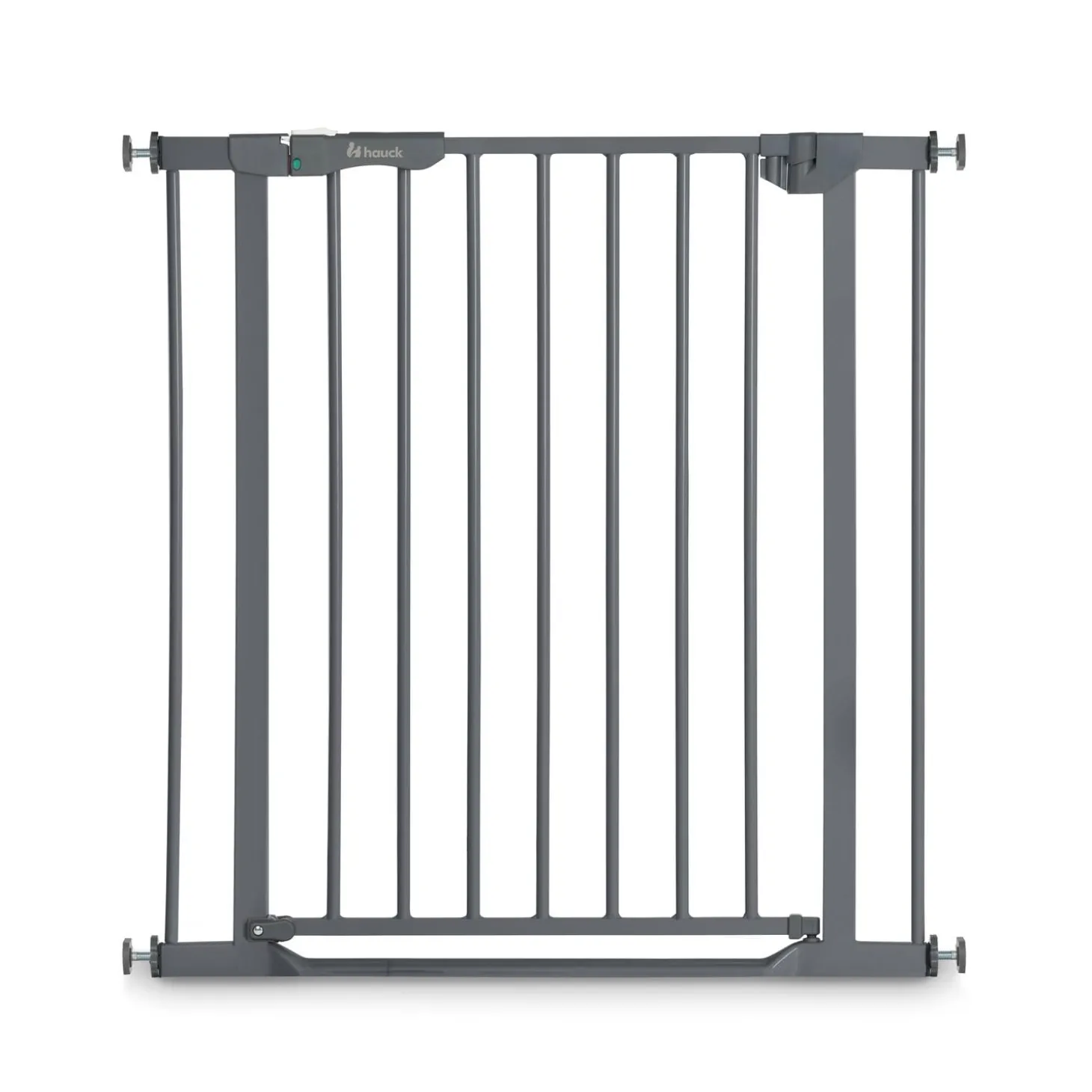 Hauck Barrière de sécurité Clear Step Autoclose 2 Dark Grey Sans extension