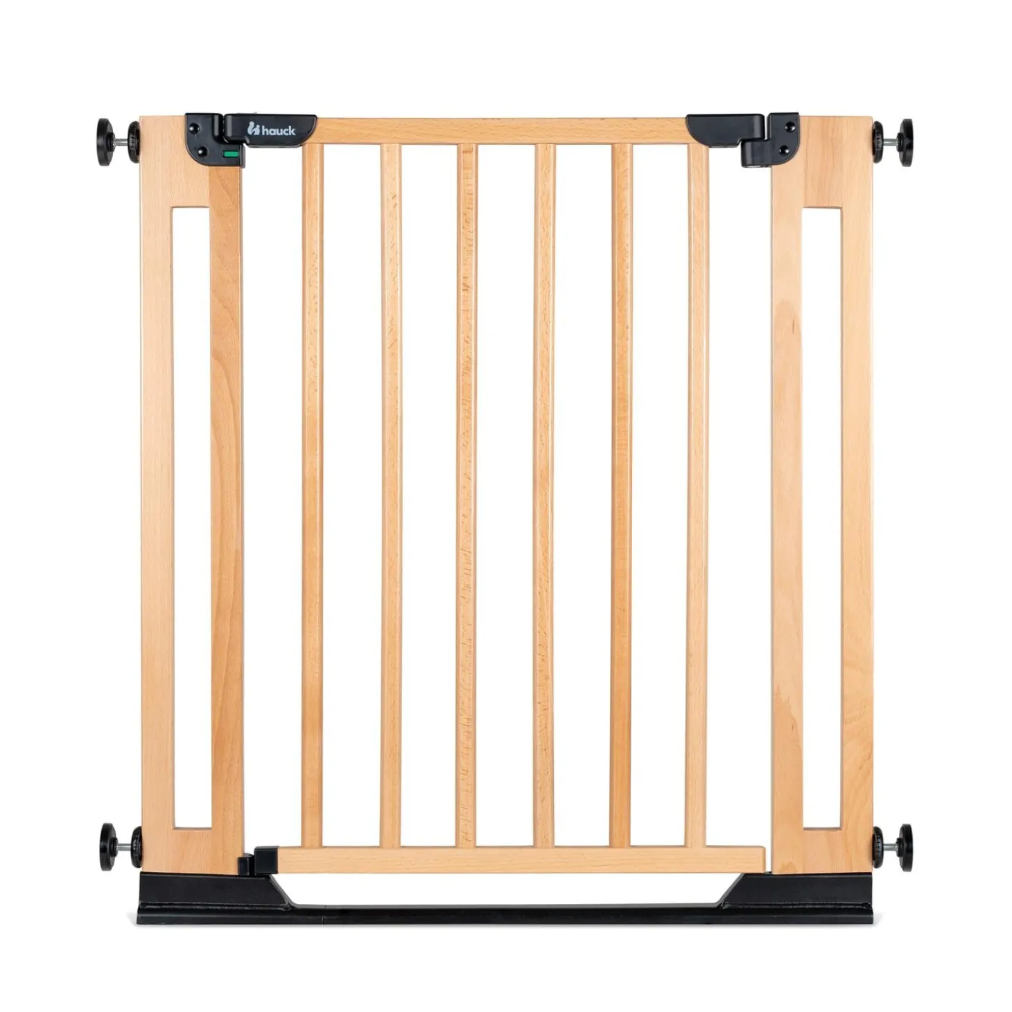 Hauck Barrière de sécurité Clear Step Easyclose Eco Beech